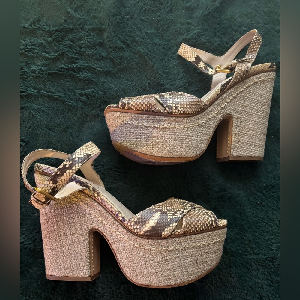 PRADA SHOES, PRE OWNED